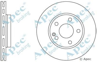 APEC BRAKING dsk2258 -  Тормозной диск